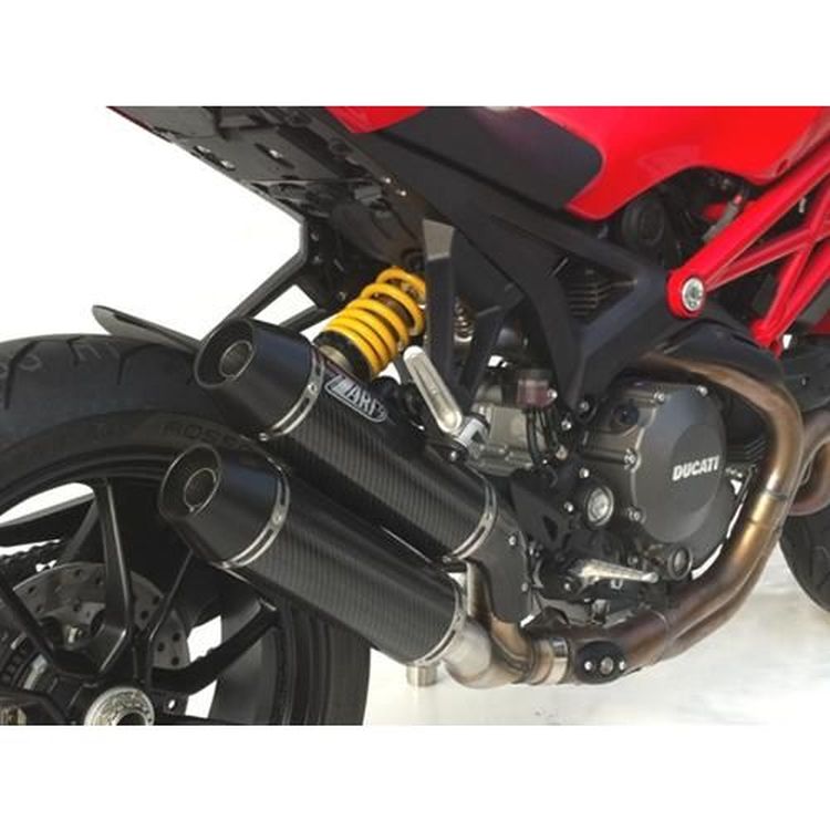 Ducati Monster 1100 Evo 'Over + Under' Zard Exhausts - Pair